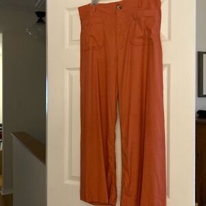 Anthropologie Maeve cropped high waisted pants